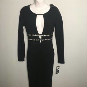 Boutique - Black Studded Pencil Dress - Item#90